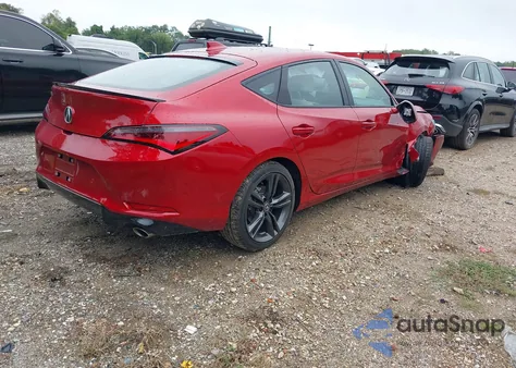 2025 Acura Integra A-Spec Technology из США, поврежденный, VIN 19UDE4H63SA016534